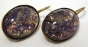 Серьги Латунь, слюда СССР, 30-е годы XX века 1932 г инфо 3268k.