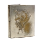 Портсигар с советской символикой Сталь, серебрение СССР, конец 1930-х гг 1938 г инфо 3325k.